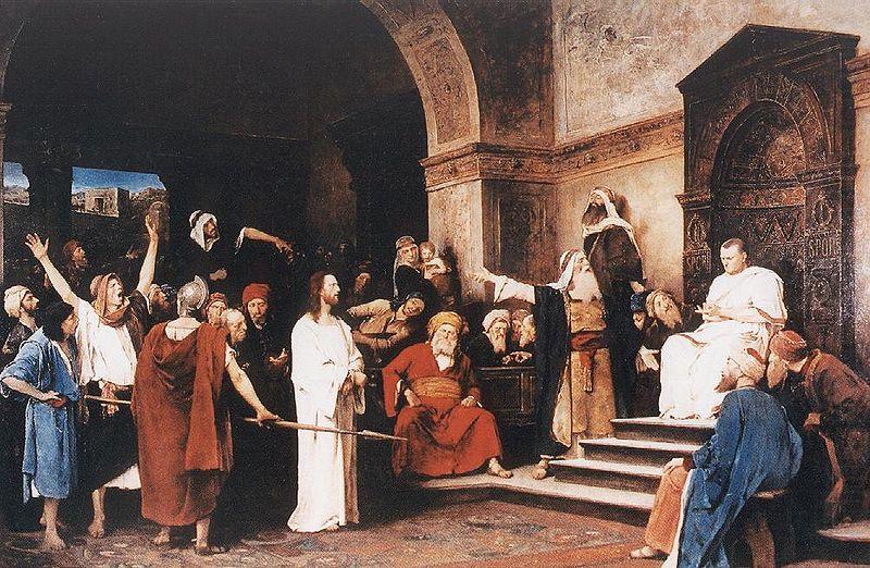 christ before pilate, Mihaly Munkacsy